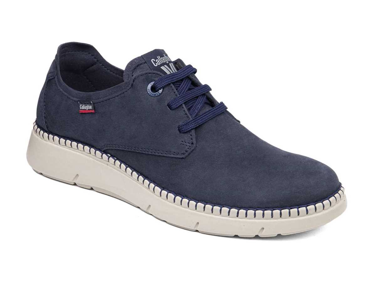 Callaghan 53500 Circular Veterschoenen Heren Blauw | PLU6651YZ