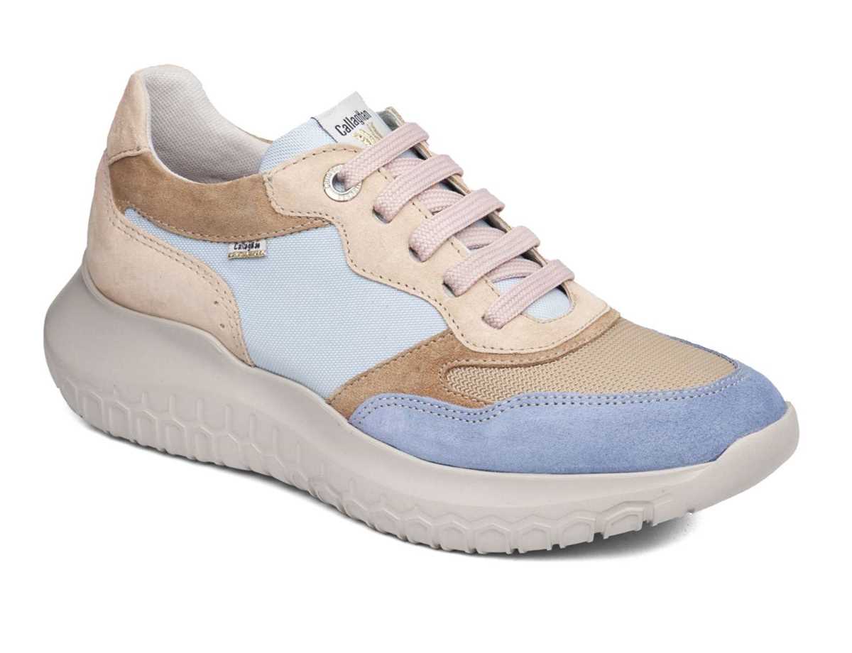 Callaghan 53802 Suv Marine Sra Sneakers Dames Blauw Beige | FHS784FJ