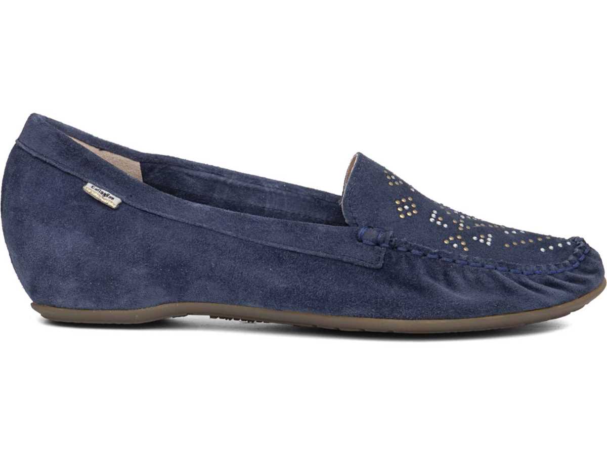 Callaghan 12043 Dance Mocassins Dames Blauw | FZC6892NO