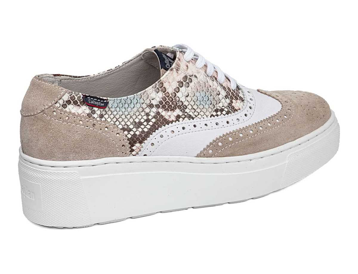 Callaghan 14926 Moon Line Platform Sneakers Dames Beige Wit | QDP6612OD