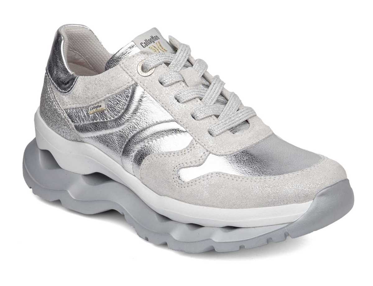 Callaghan 18820 Sole Sneakers Dames Wit Zilver | FWA3757OJ