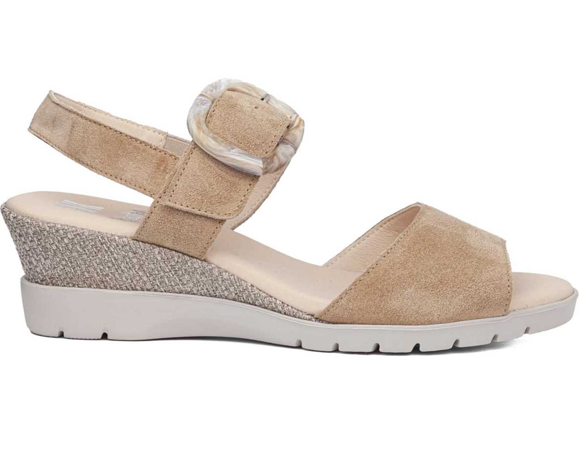 Callaghan 29116 Esperanza Sleehak Sandalen Dames Beige | CFB3089KG