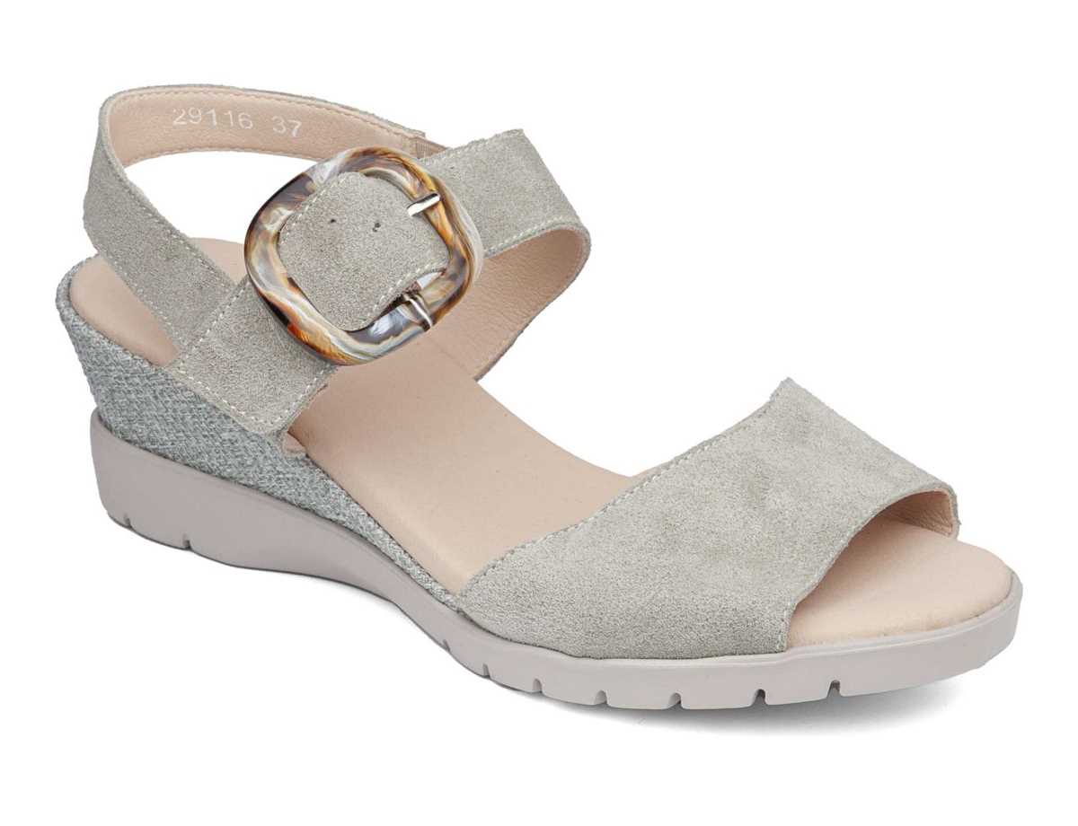 Callaghan 29116 Esperanza Sleehak Sandalen Dames Groen | UXO3926JO