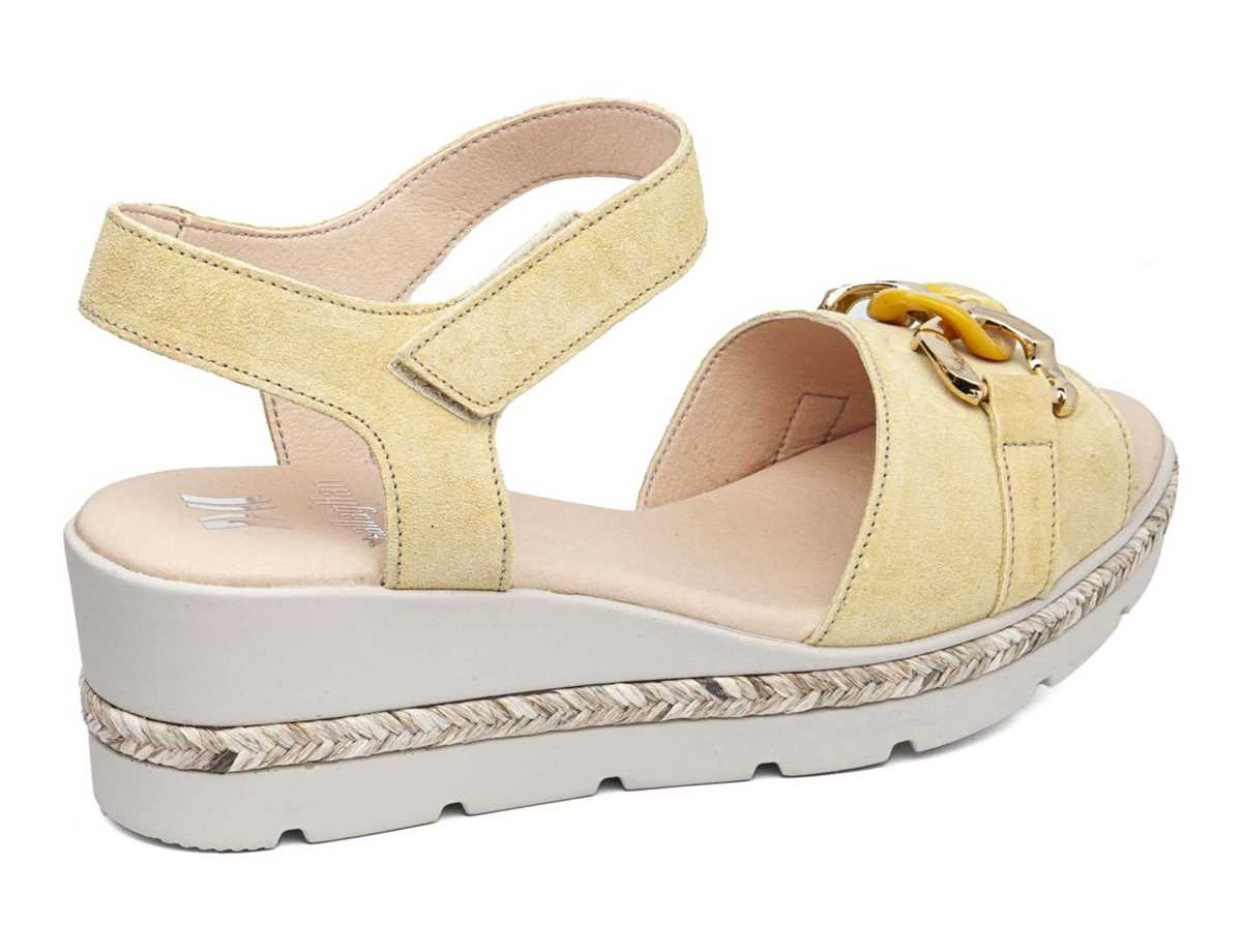 Callaghan 29807 Mara Sleehak Sandalen Dames Geel | MIV6514IK