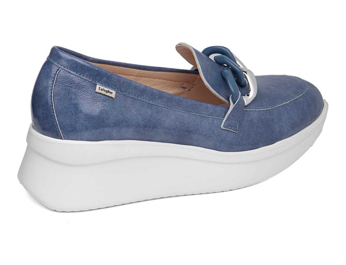 Callaghan 30019 Hanna Platform Schoenen Dames Blauw | UUI6964KN