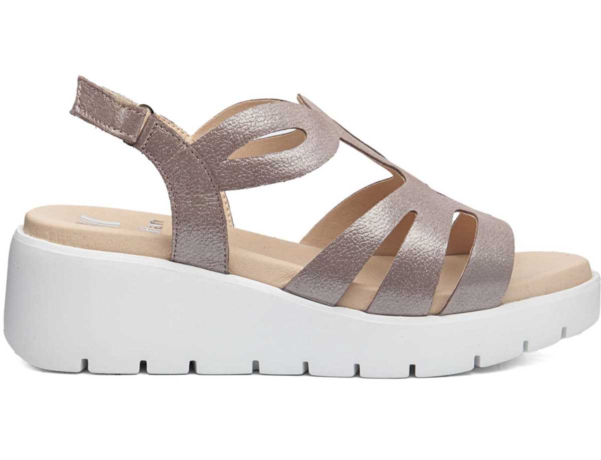 Callaghan 32005 Bera Sandalen Plateauzool Dames Beige | YUC9313WM