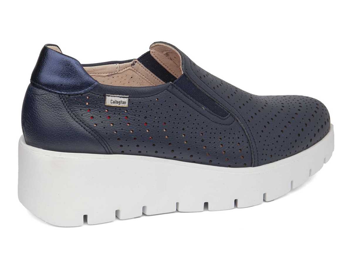 Callaghan 32103 Amal Platform Sneakers Dames Blauw | SAB8739VY