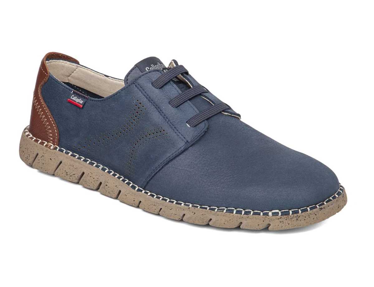 Callaghan 43200 Viz Veterschoenen Heren Blauw Bruin | YFI9154BH