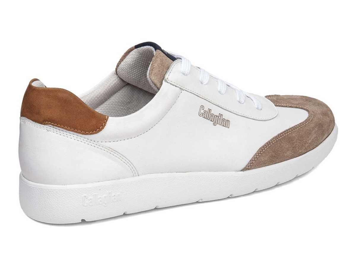 Callaghan 43708 Amanci Sneakers Heren Wit Beige Bruin | FOE4238FC