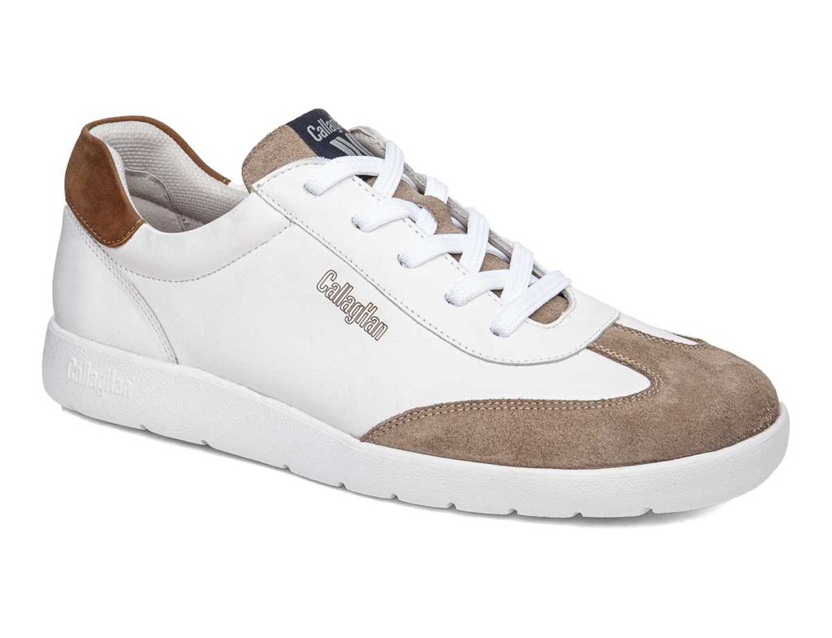 Callaghan 43708 Amanci Sneakers Heren Wit Beige Bruin | FOE4238FC