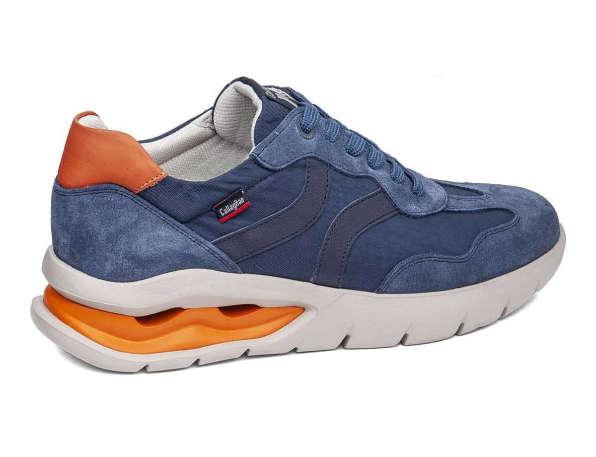 Callaghan 45408 Vento Sneakers Heren Blauw Oranje | WRI1638EA