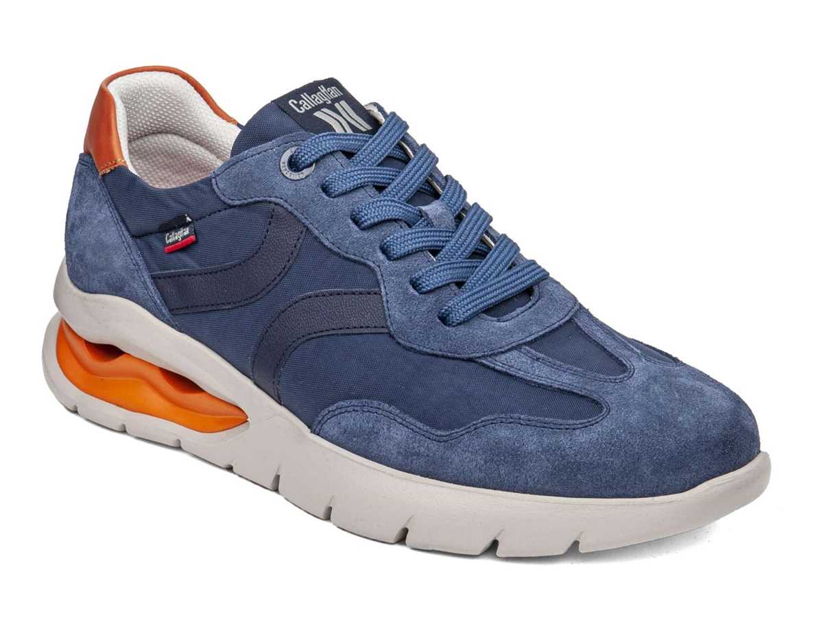 Callaghan 45408 Vento Sneakers Heren Blauw Oranje | WRI1638EA