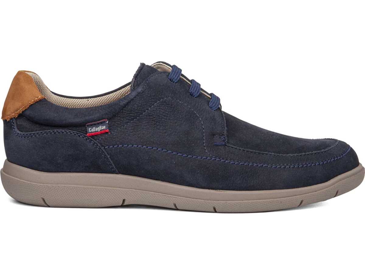 Callaghan 46804 Duna Veterschoenen Heren Blauw Bruin | ILY8041XD