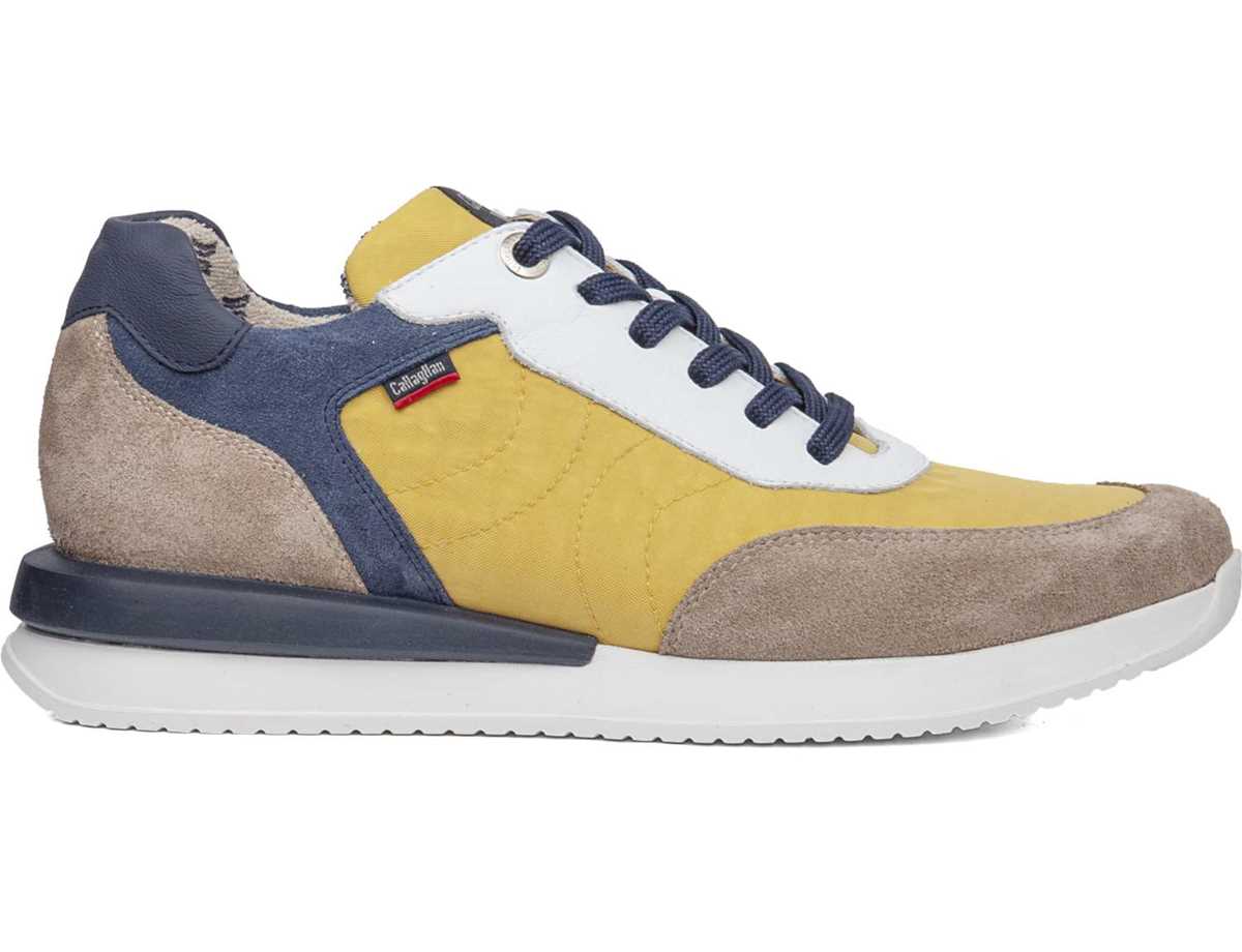 Callaghan 51100 Moses Sneakers Heren Beige Geel Blauw | RYT5660QW