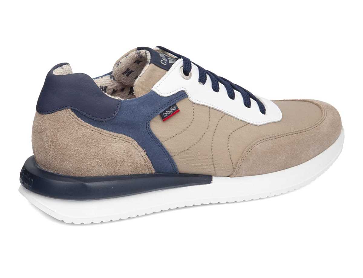 Callaghan 51100 Moses Sneakers Heren Beige Blauw | WRD895MJ