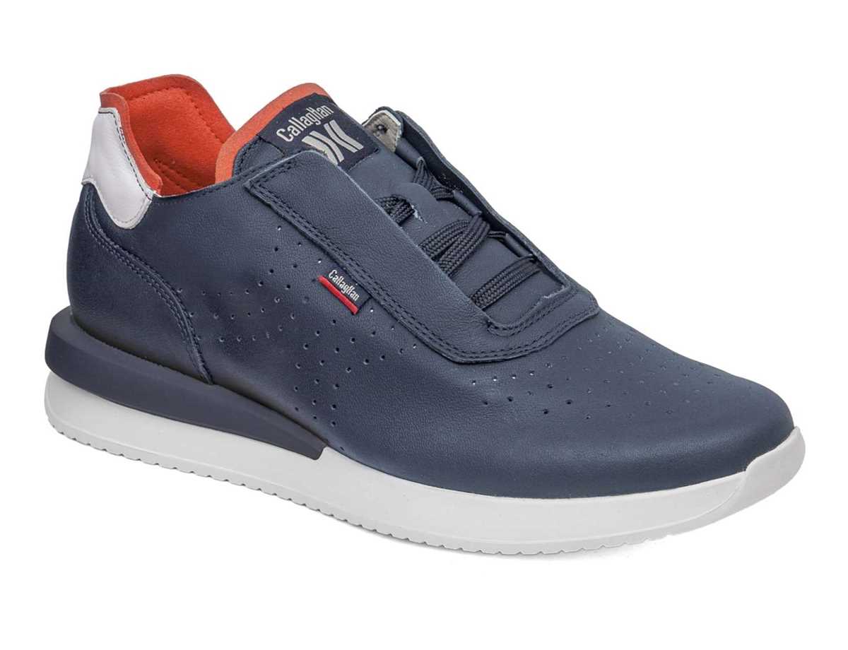 Callaghan 51101 Moses Sneakers Heren Blauw Wit Rood | CTZ2290AD