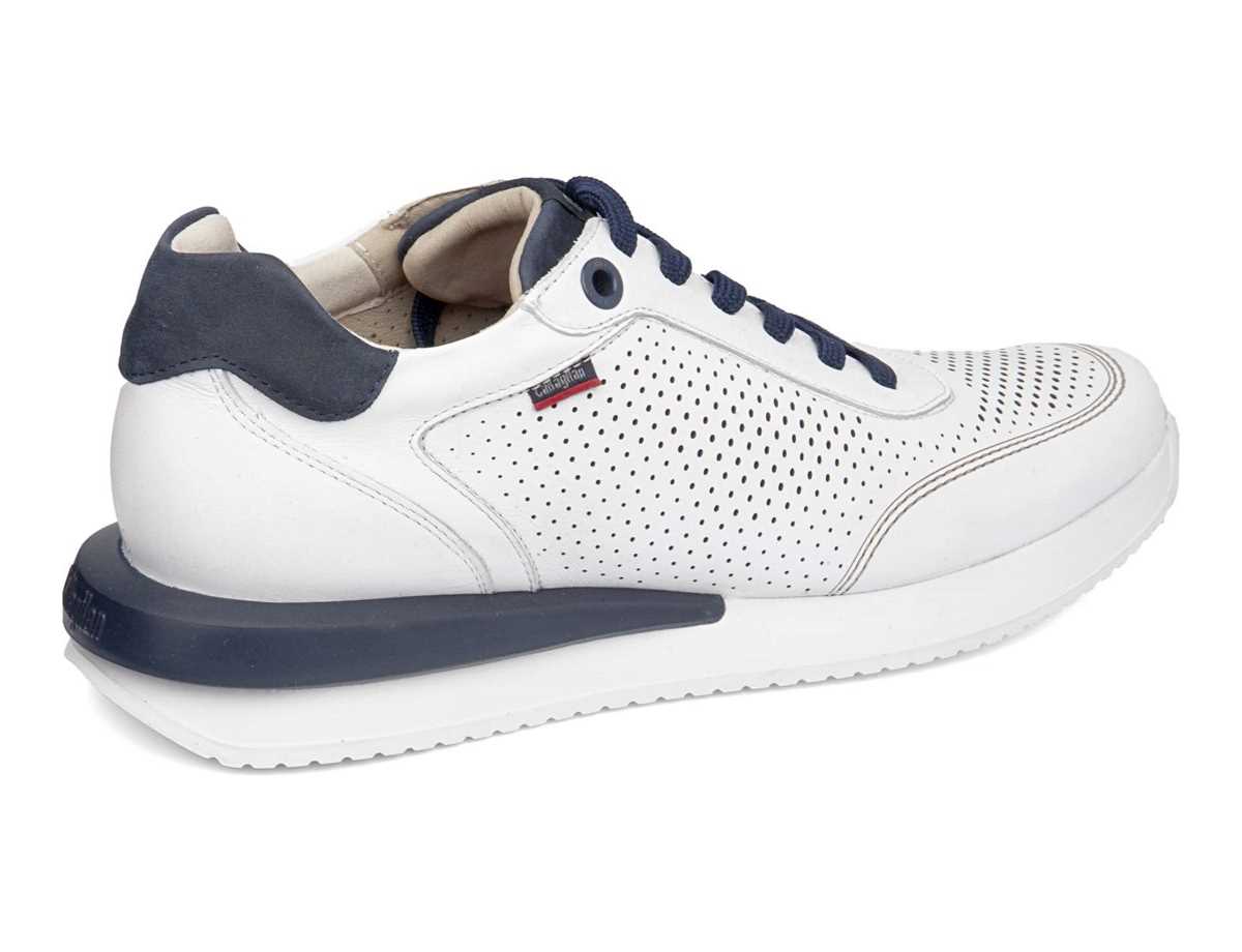 Callaghan 51106 Moses Sneakers Heren Wit Blauw | GJP992JO