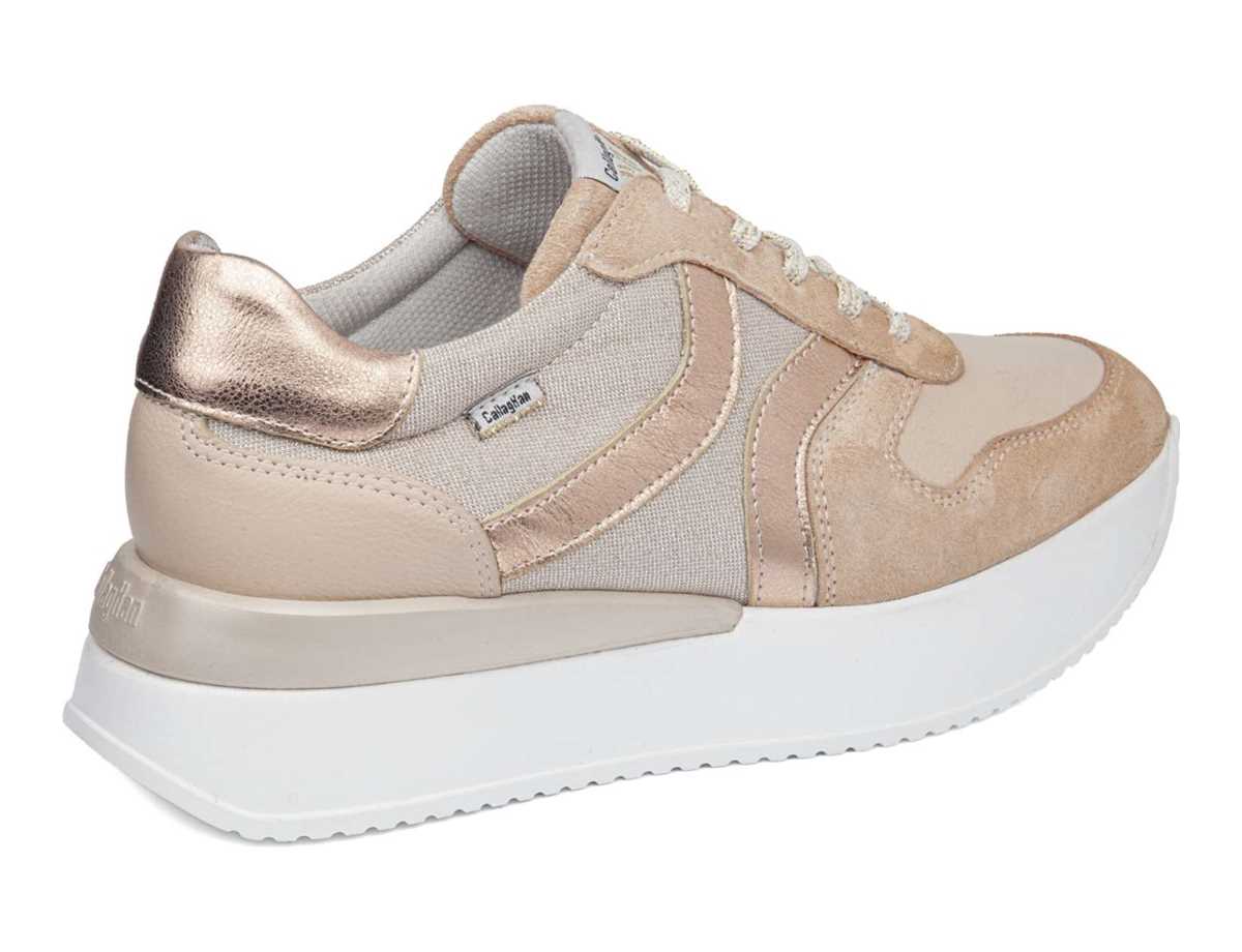 Callaghan 51204 Dina Sneakers Dames Roze Beige Goud | QSH762PD