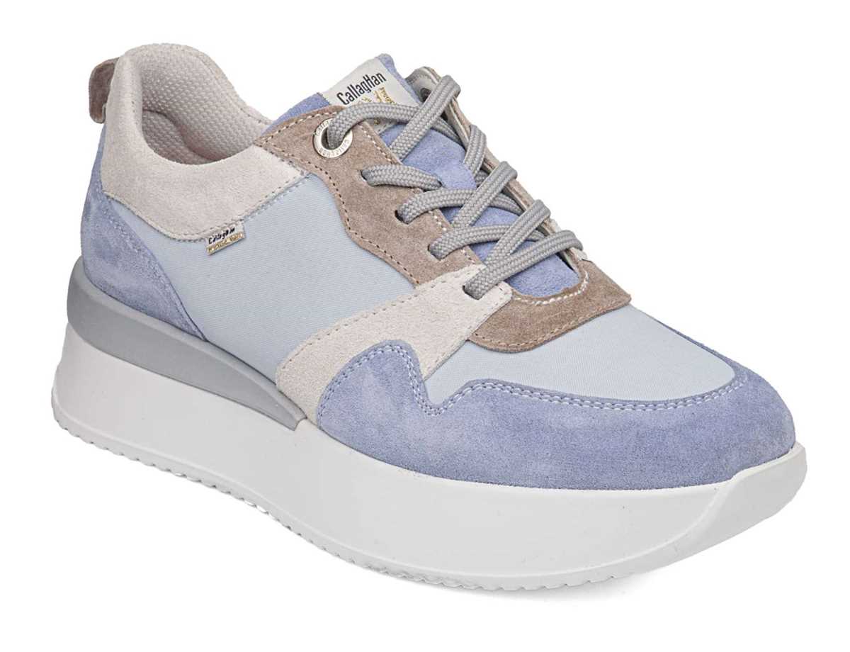 Callaghan 51206 Dina Sneakers Dames Blauw Beige | VUW4838CL