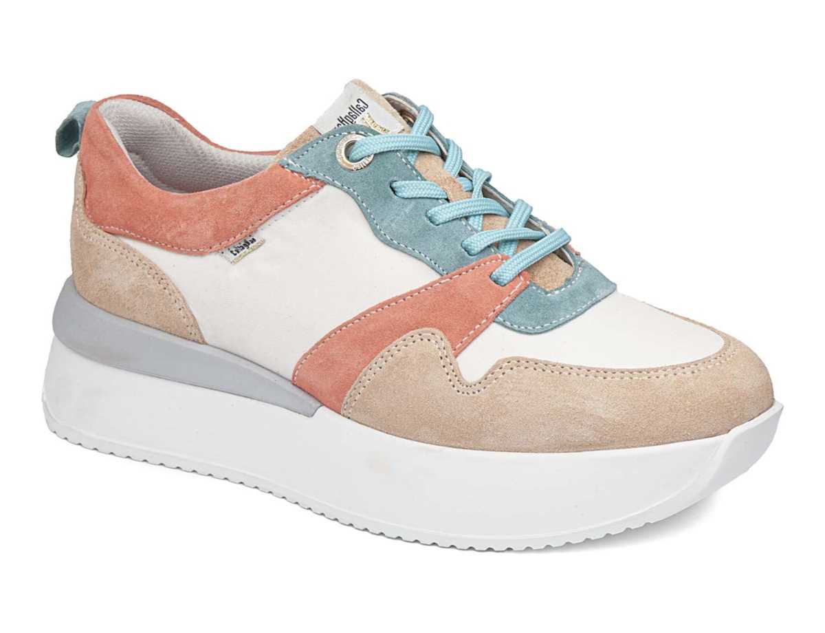 Callaghan 51206 Dina Sneakers Dames Roze Wit Beige | FZP299RU