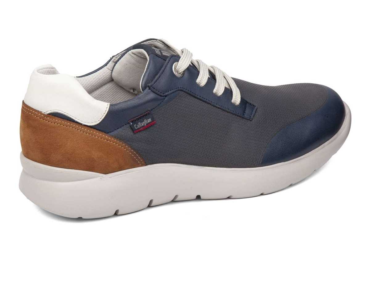 Callaghan 51308 Nuvole Sneakers Heren Blauw Bruin Wit | IWJ3024KA