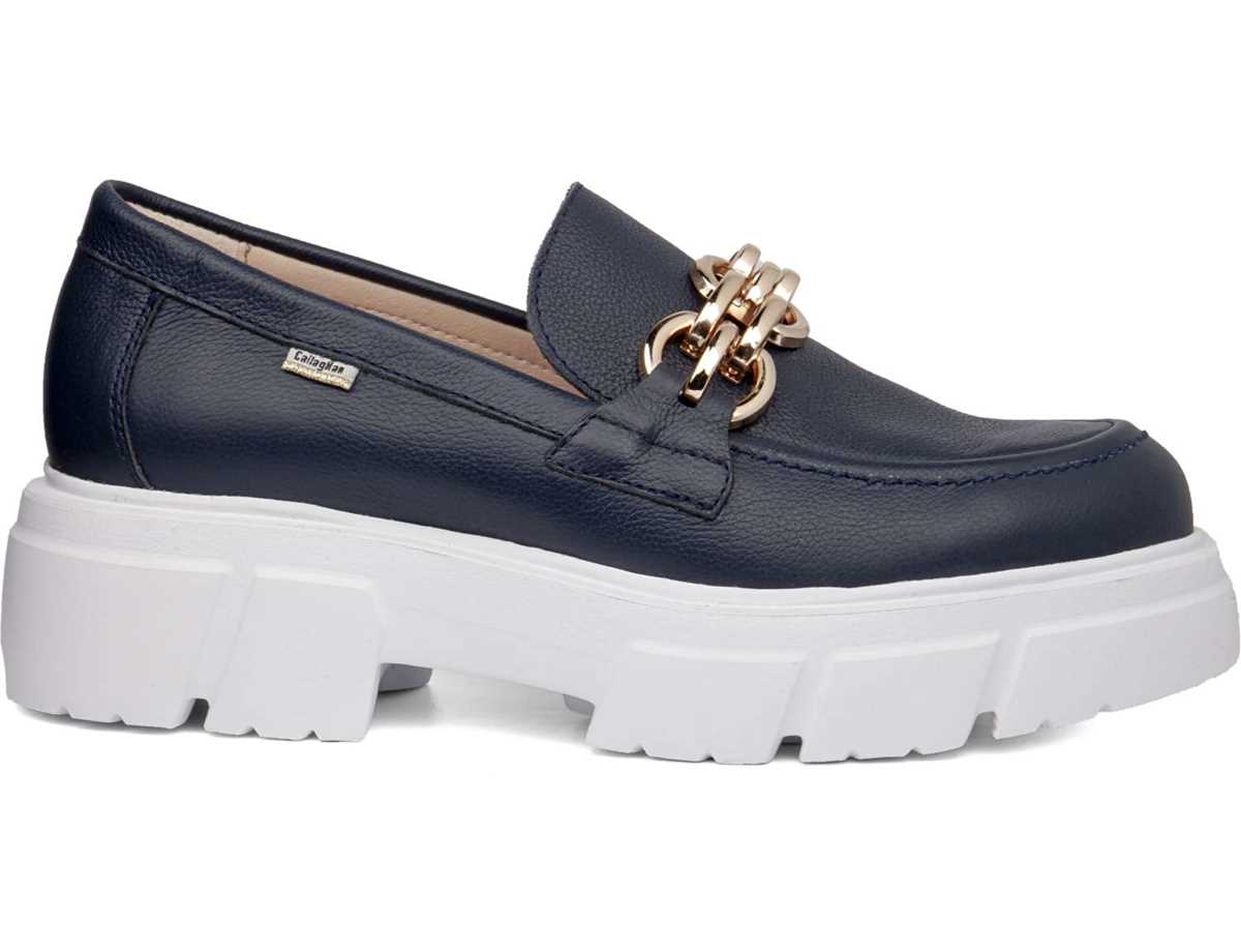 Callaghan 51906 Blondy Platform Schoenen Dames Blauw | IOA2085EE