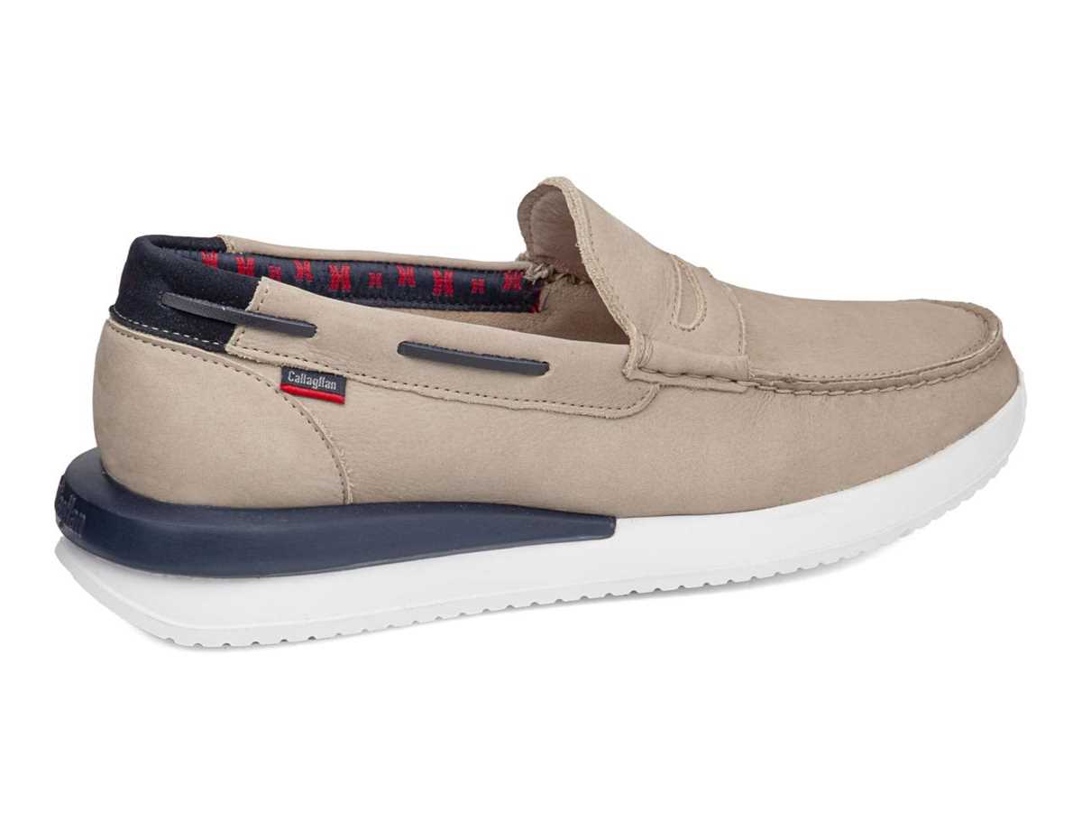 Callaghan 52101 Moses Mocassins Heren Beige Blauw | VEA9145BA