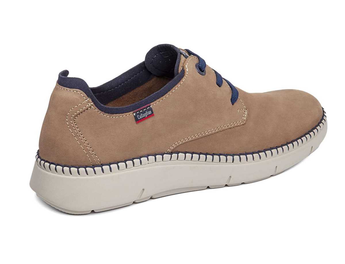 Callaghan 53500 Circular Veterschoenen Heren Beige Blauw | RTP572ZT