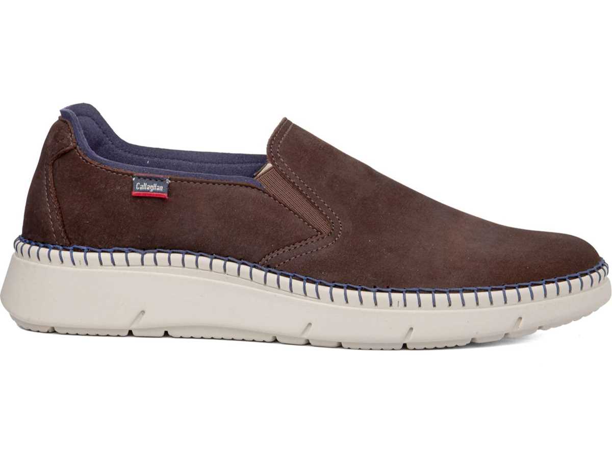 Callaghan 53501 Circular Mocassins Heren Donkerbruin Blauw | TOW8068FD