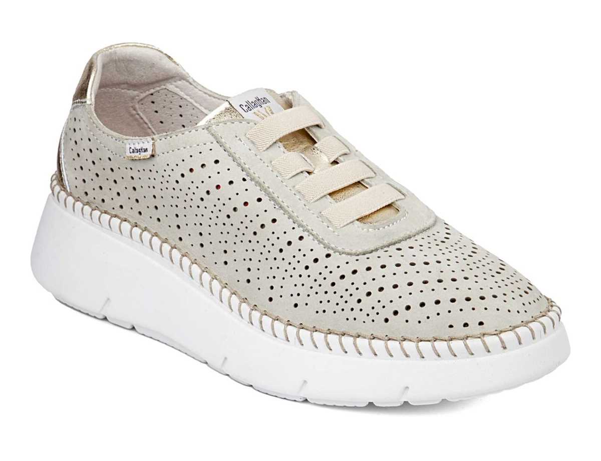 Callaghan 53600 Circular Sra. Platform Sneakers Dames Groen Beige | QBX7387PP