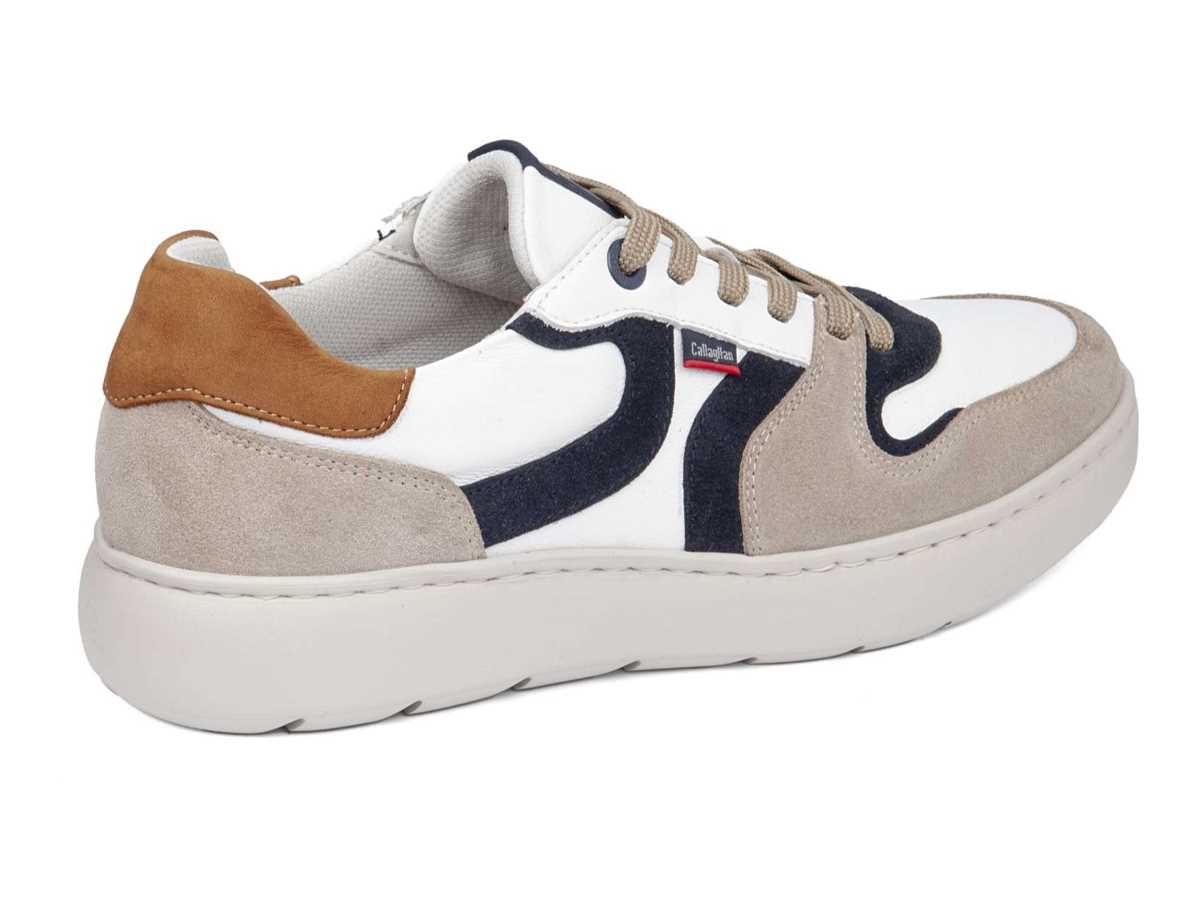 Callaghan 54802 Pint Vrijetijdsschoenen Heren Beige Wit Blauw | NBM4727LV