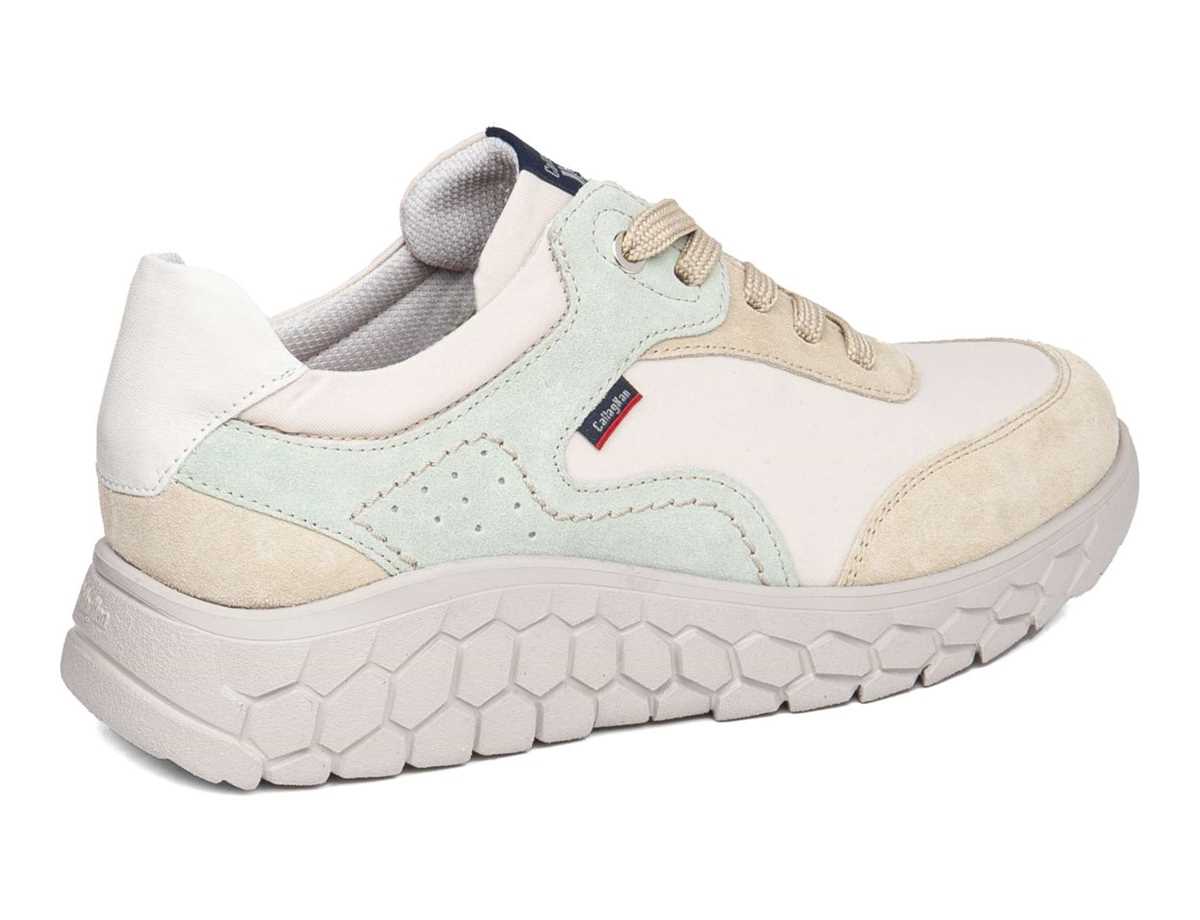 Callaghan 60004 Suv Sra. Platform Sneakers Dames Beige Groen | TOC6782LP