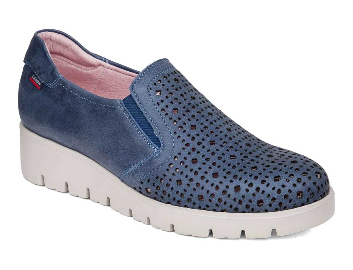 Callaghan 89863 Haman Platform Schoenen Dames Blauw | SHY8589OH