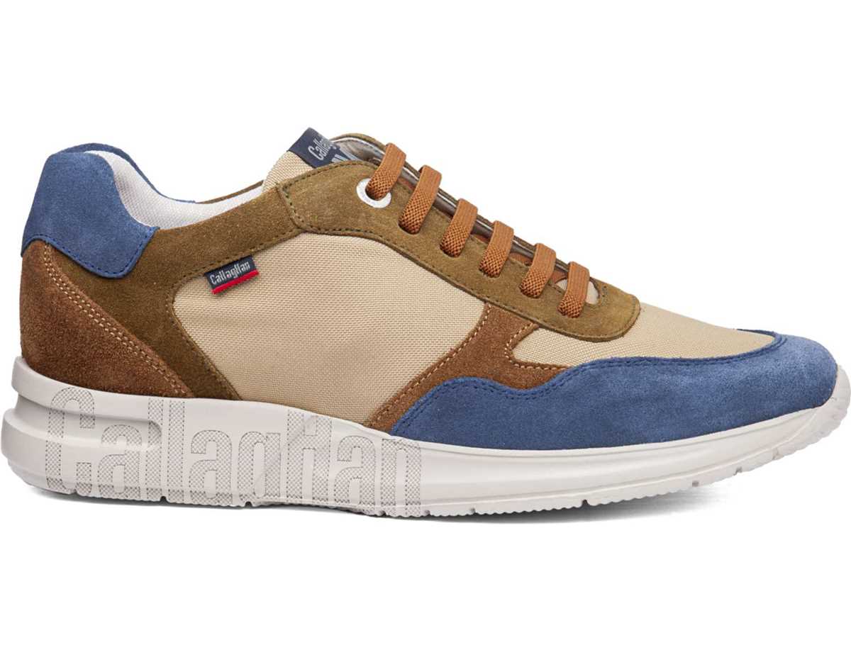 Callaghan 91324 Goliat S.I.Lase Sneakers Heren Blauw Beige Groen | RGV9298CZ