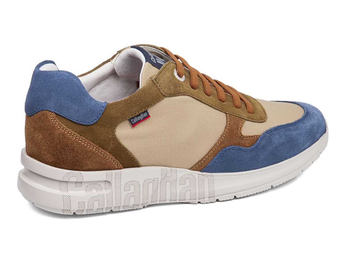 Callaghan 91324 Goliat S.I.Lase Sneakers Heren Blauw Beige Groen | RGV9298CZ