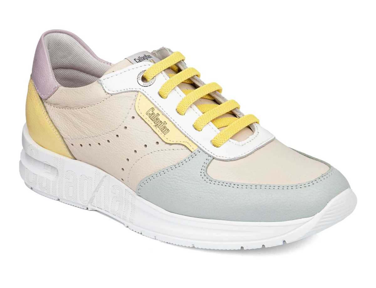 Callaghan 92120 Dorcas S.I.L Sneakers Dames Beige Geel Blauw | AQG5099FK