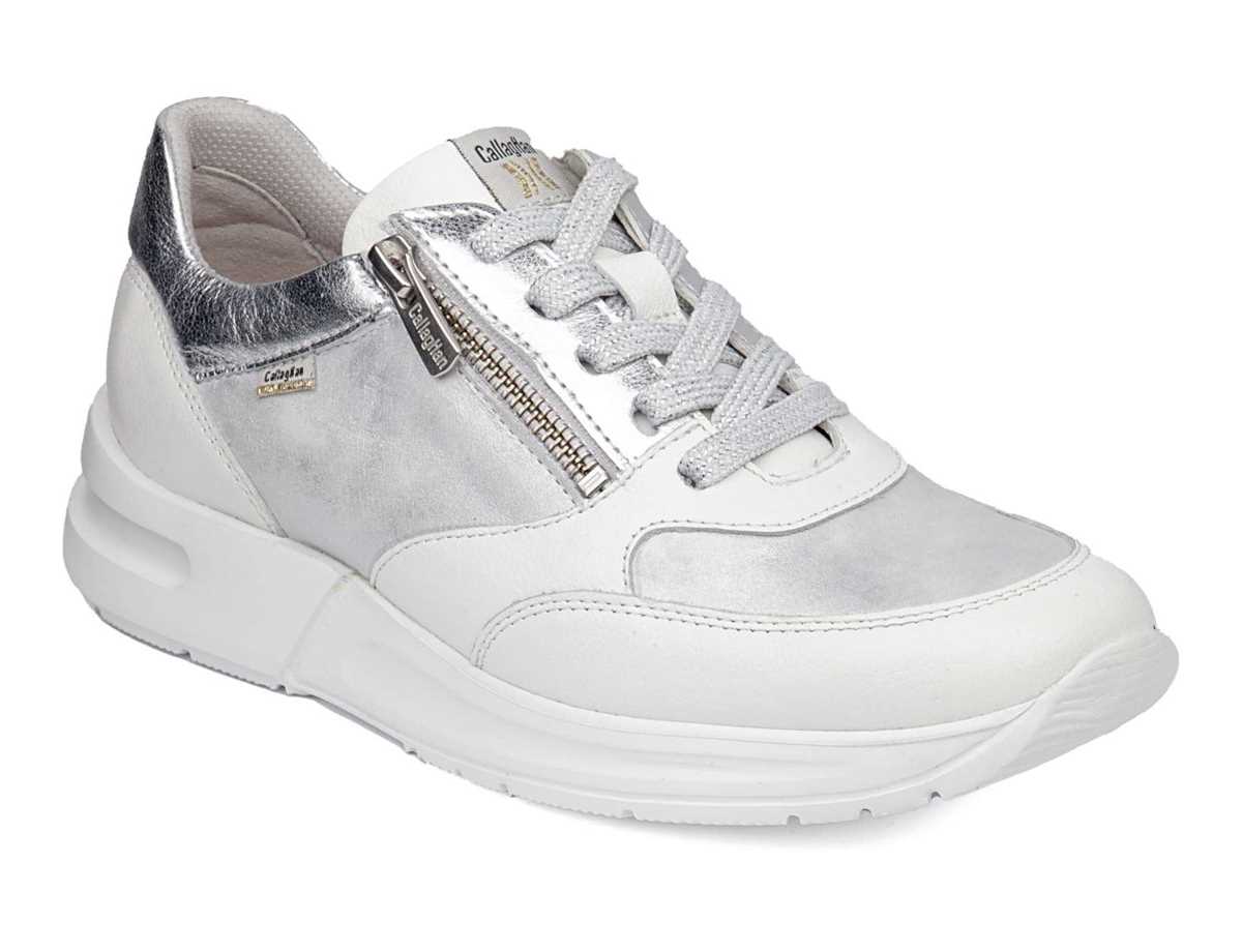 Callaghan 92121 Dorcas S.I.L Sneakers Dames Wit Zilver | BBB8156DJ